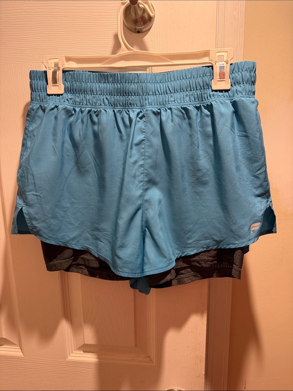 Light Blue Women's Athletic Running Shorts - Fabletics